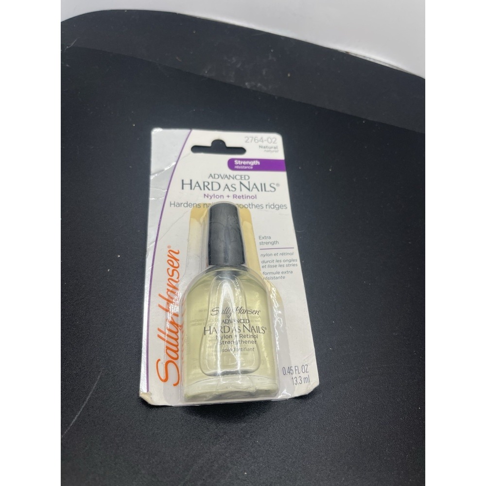Sally Hansen Advanced Hard As Nails Nail Enamel With Nylon - Natural - 0.45 oz